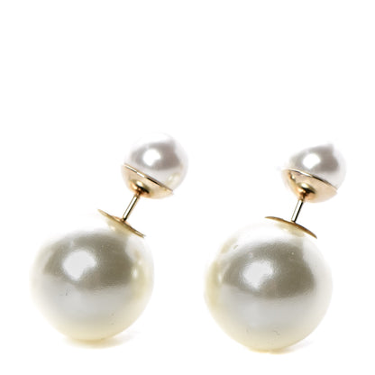 Christian Dior Pearl Mise En Dior Tribal Earrings 1 of 4