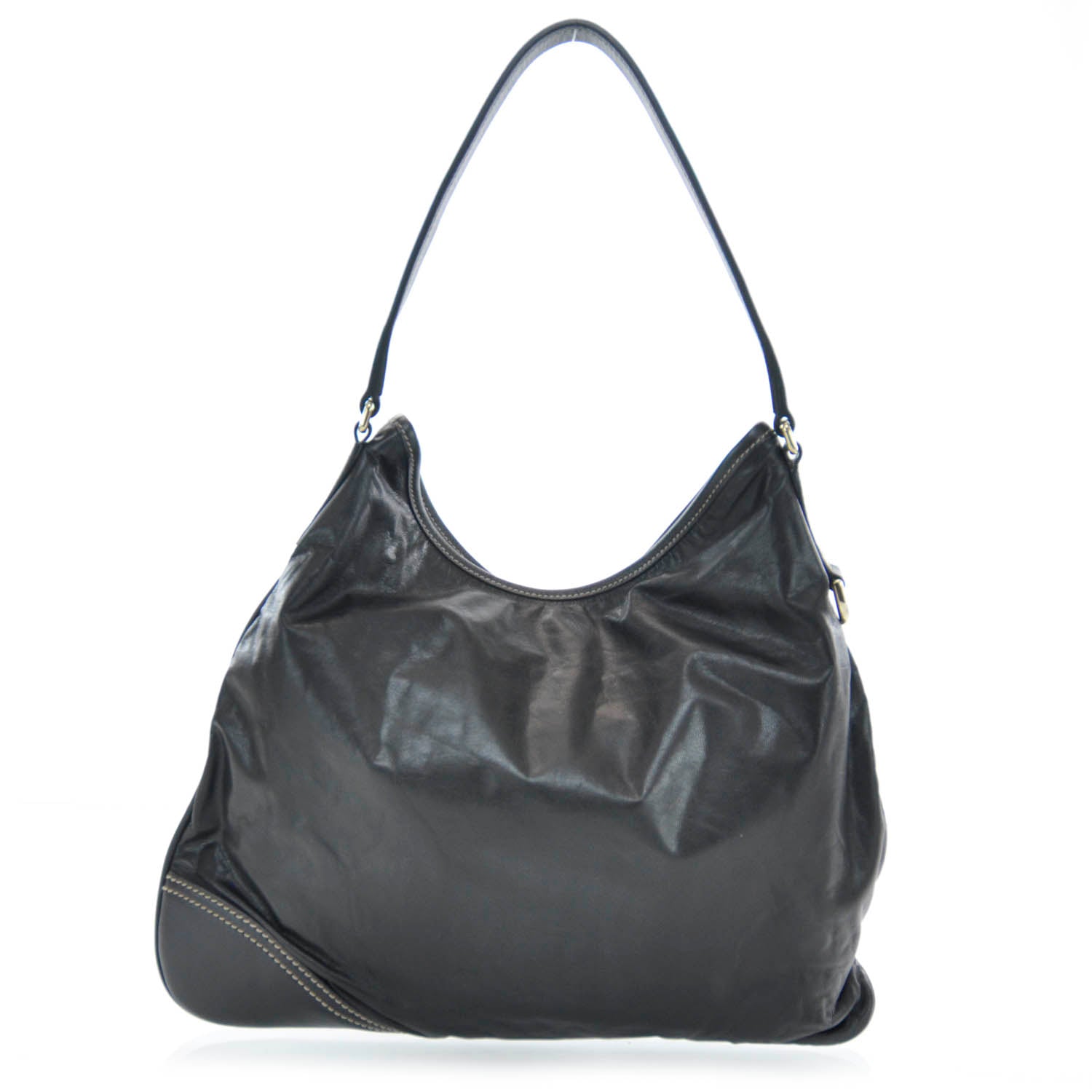 Gucci Leather New Britt Medium Hobo Black 5 of 10