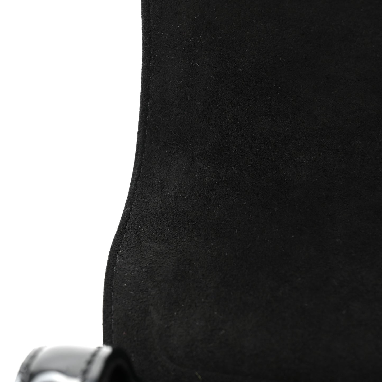 Patent Monogram Twist Shoulder Bag PM Black