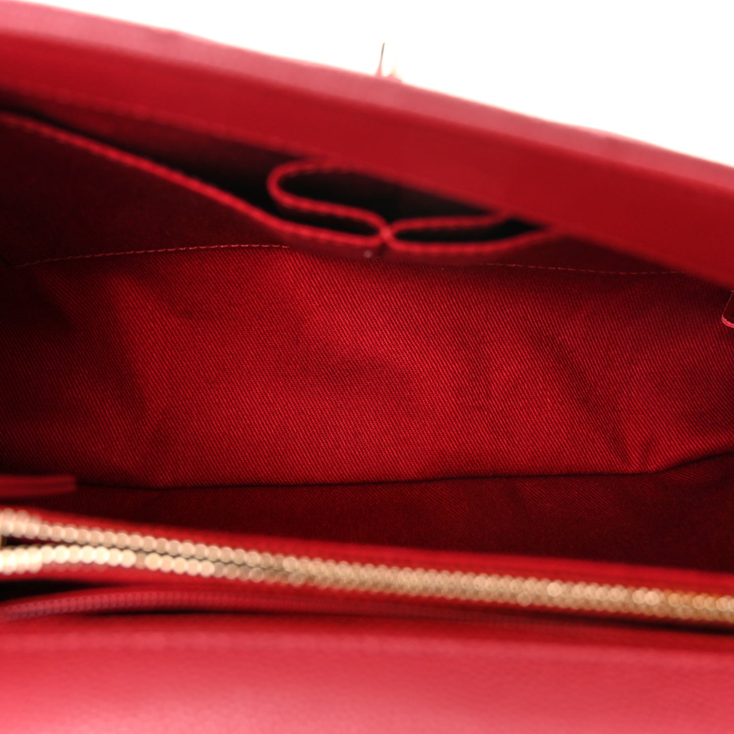 Caviar Lizard Embossed Chevron Quilted Small Coco Handle Flap Red