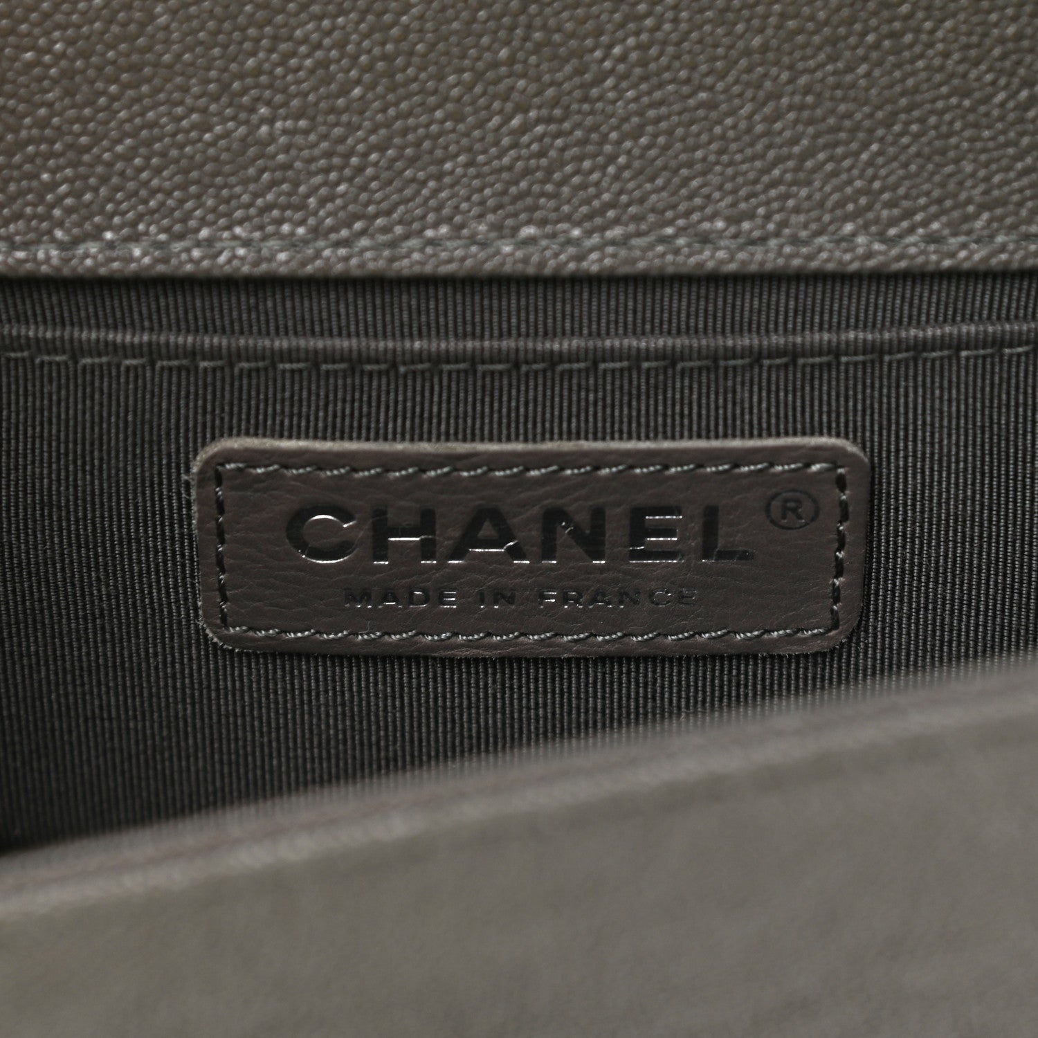 Chanel Caviar Quilted Small Boy Flap Dark Grey 6 of 10