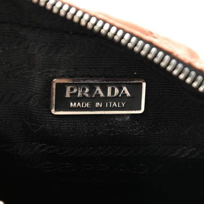 Prada Tessuto Nylon Saffiano Impunturato Quilted Pochette Cammello Black 6 of 8