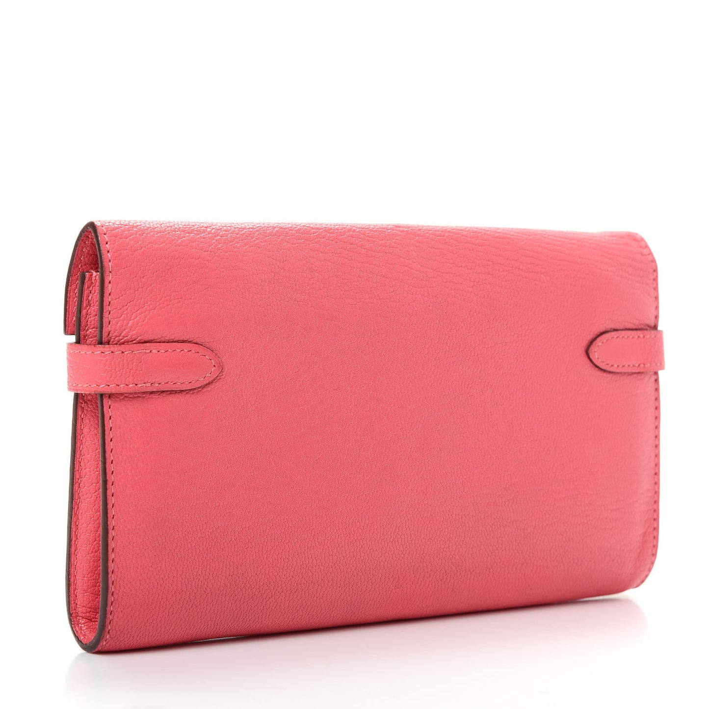 Chevre Mysore Kelly Longue Wallet Rose Lipstick