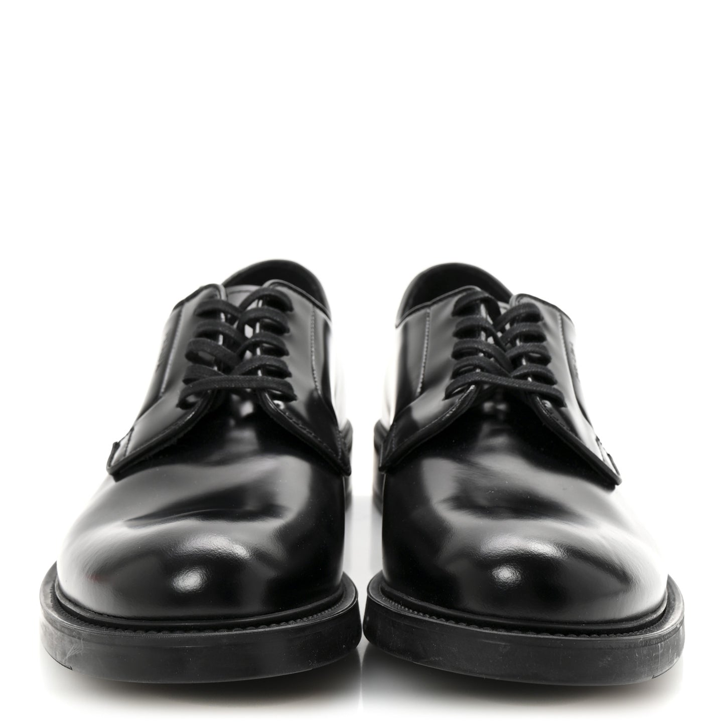 Spazzolato Mens Derby Loafers 8 Black