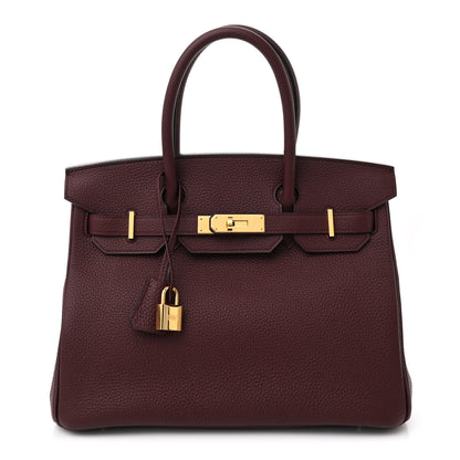 Hermes Togo Birkin 30 Bordeaux 1 of 10