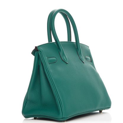 Hermes Togo Birkin 30 Malachite 3 of 28