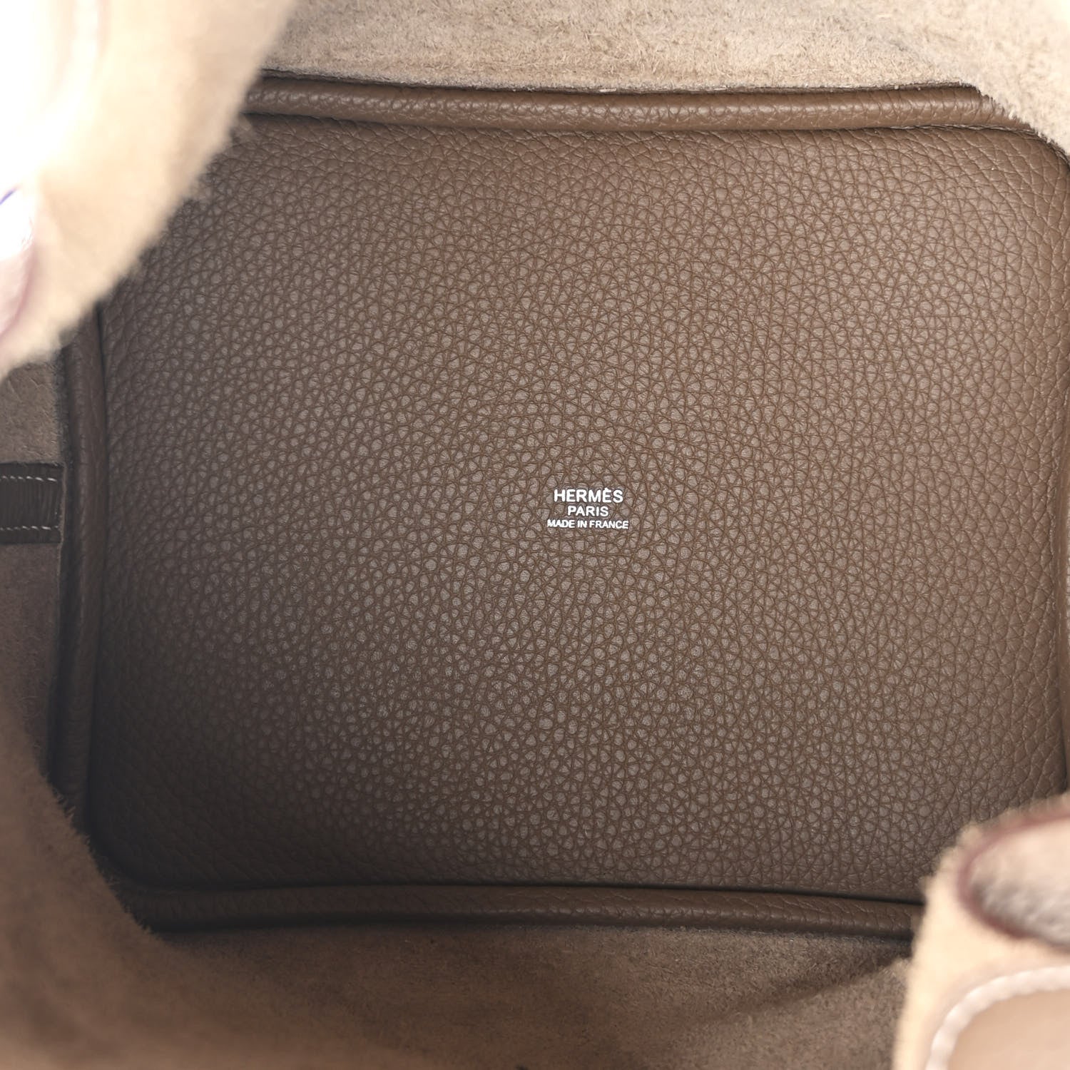 Hermes Taurillon Clemence Picotin Lock 22 MM Etoupe 5 of 12