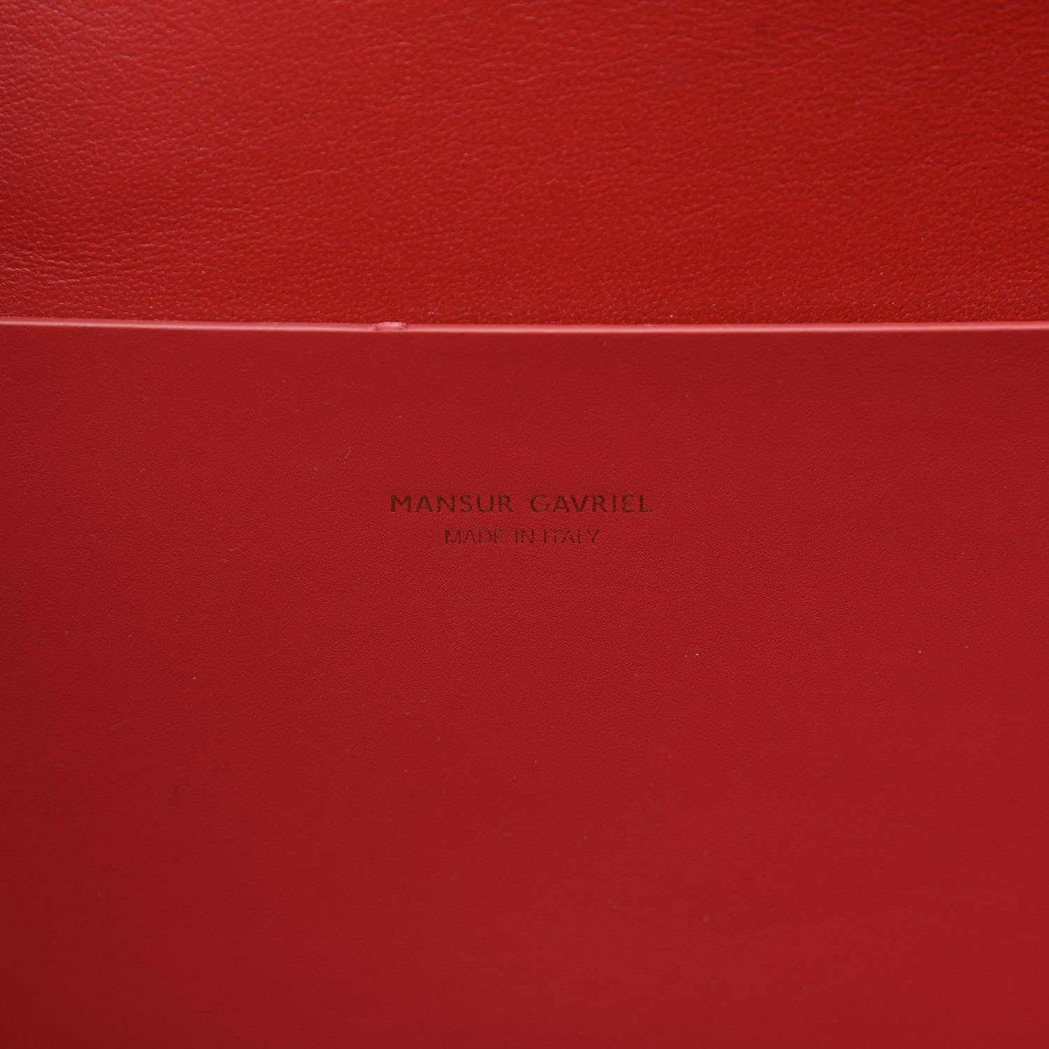 Mansur Gavriel Calfskin Triangle Tote Flamma 8 of 8
