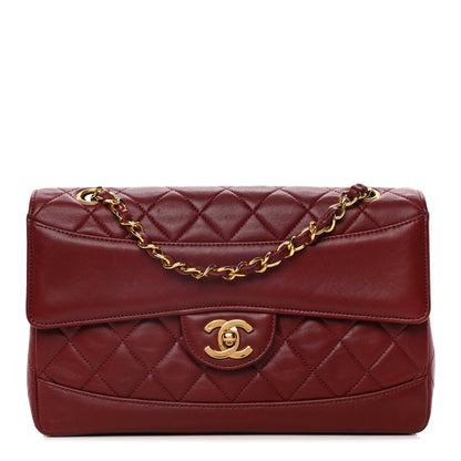 Chanel Lambskin Quilted Small Single Flap Red 1 of 14