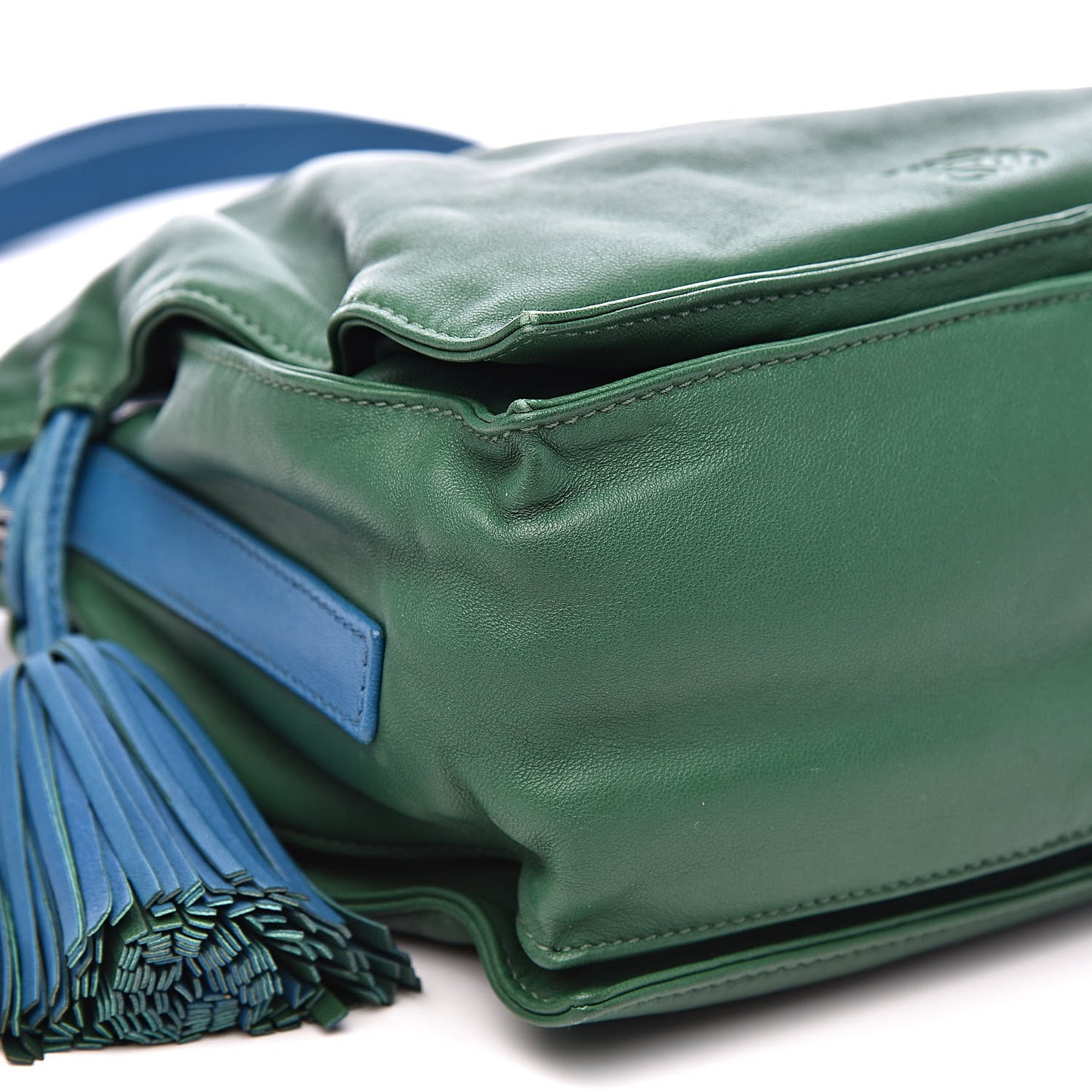 Calfskin Flamenco Shoulder Bag Green