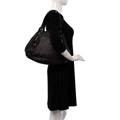 Gucci Guccissima Small Pelham Shoulder Bag Chocolate 2 of 10