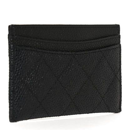 Chanel Caviar Quilted Card Holder Black 3 of 9