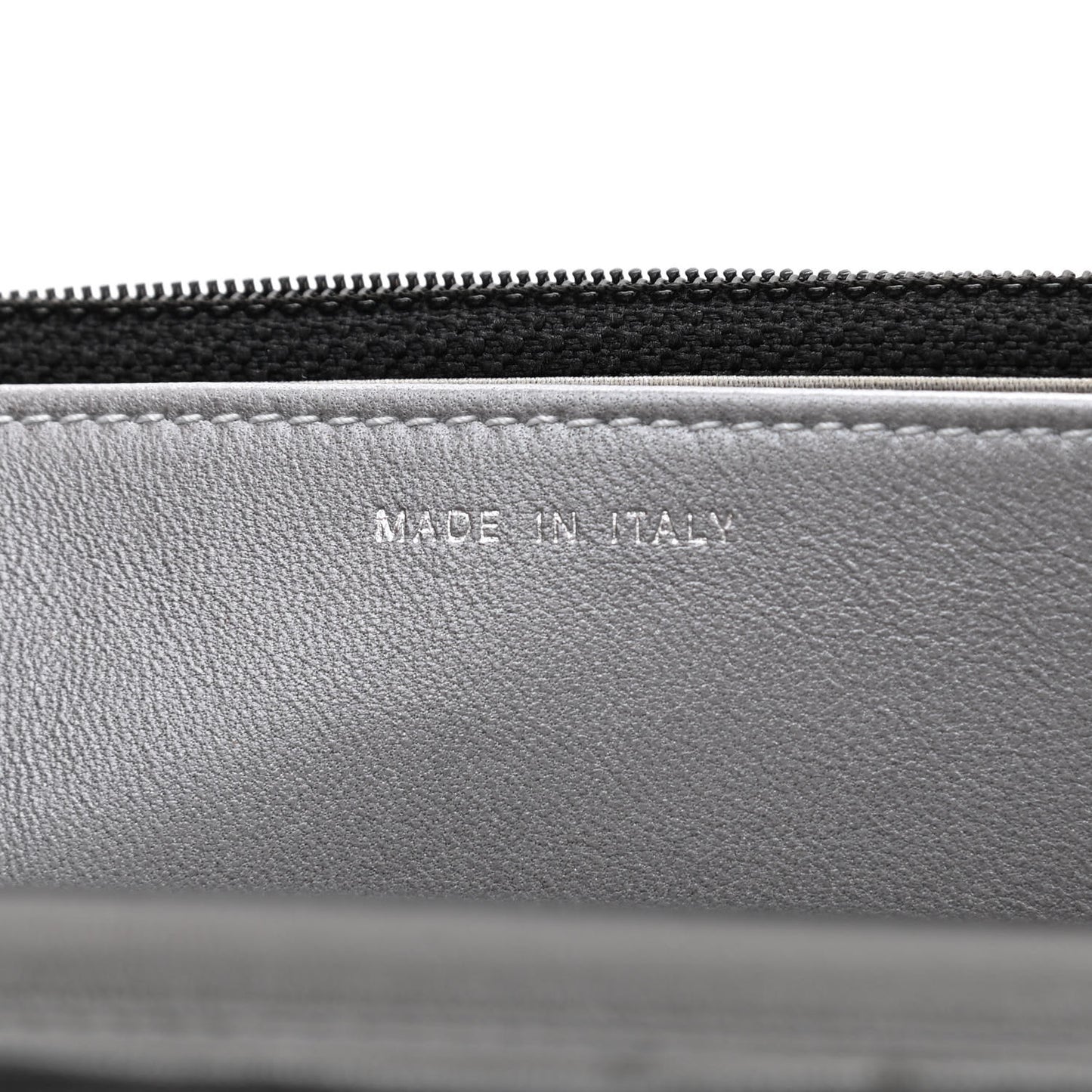 Lambskin Camellia Embossed Wallet on Chain WOC Black
