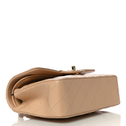 Chanel Caviar Quilted Small Double Flap Beige 4 of 10
