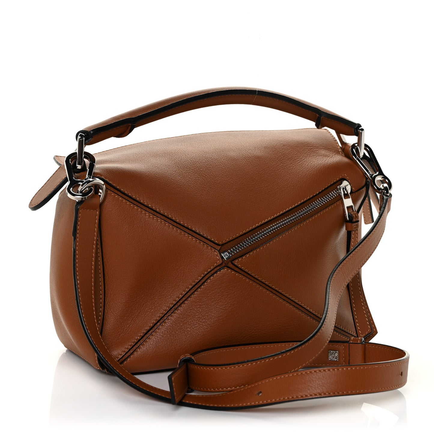 Calfskin Small Puzzle Bag Tan
