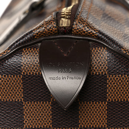 Louis Vuitton Damier Ebene Speedy 30 7 of 12