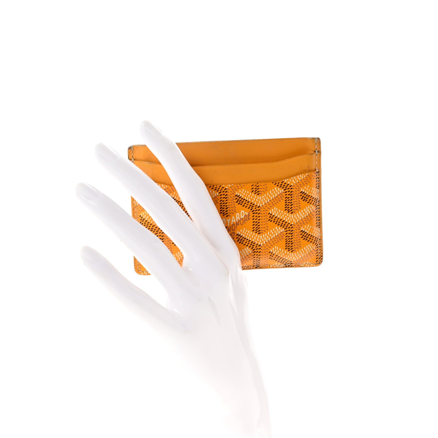 Goyardine Saint Sulpice Card Holder Yellow