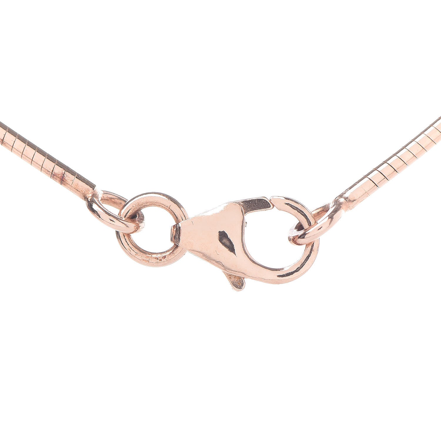 Hermes Rose Gold Lacquered Pop H Pendant Necklace Navy Bleu 5 of 5