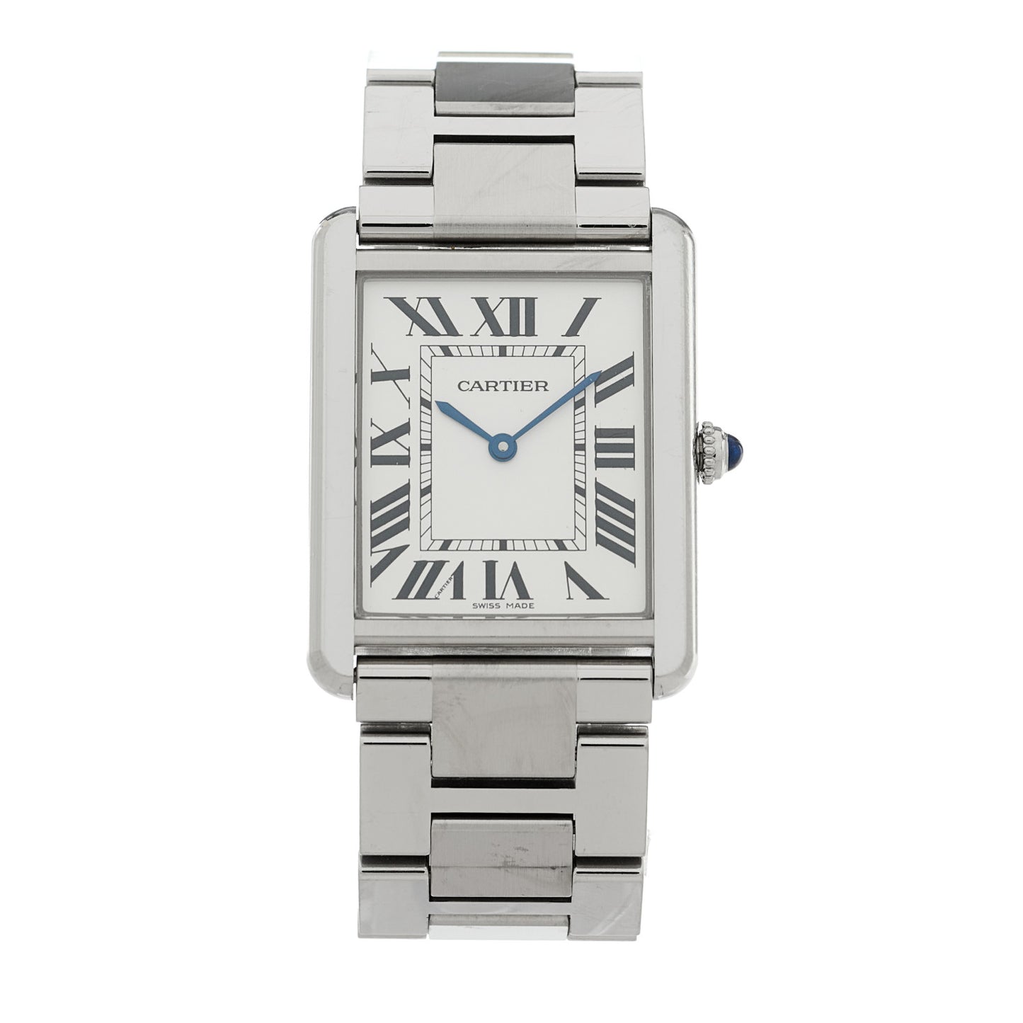 Stainless Steel 27mm Tank Solo Quartz Watch
