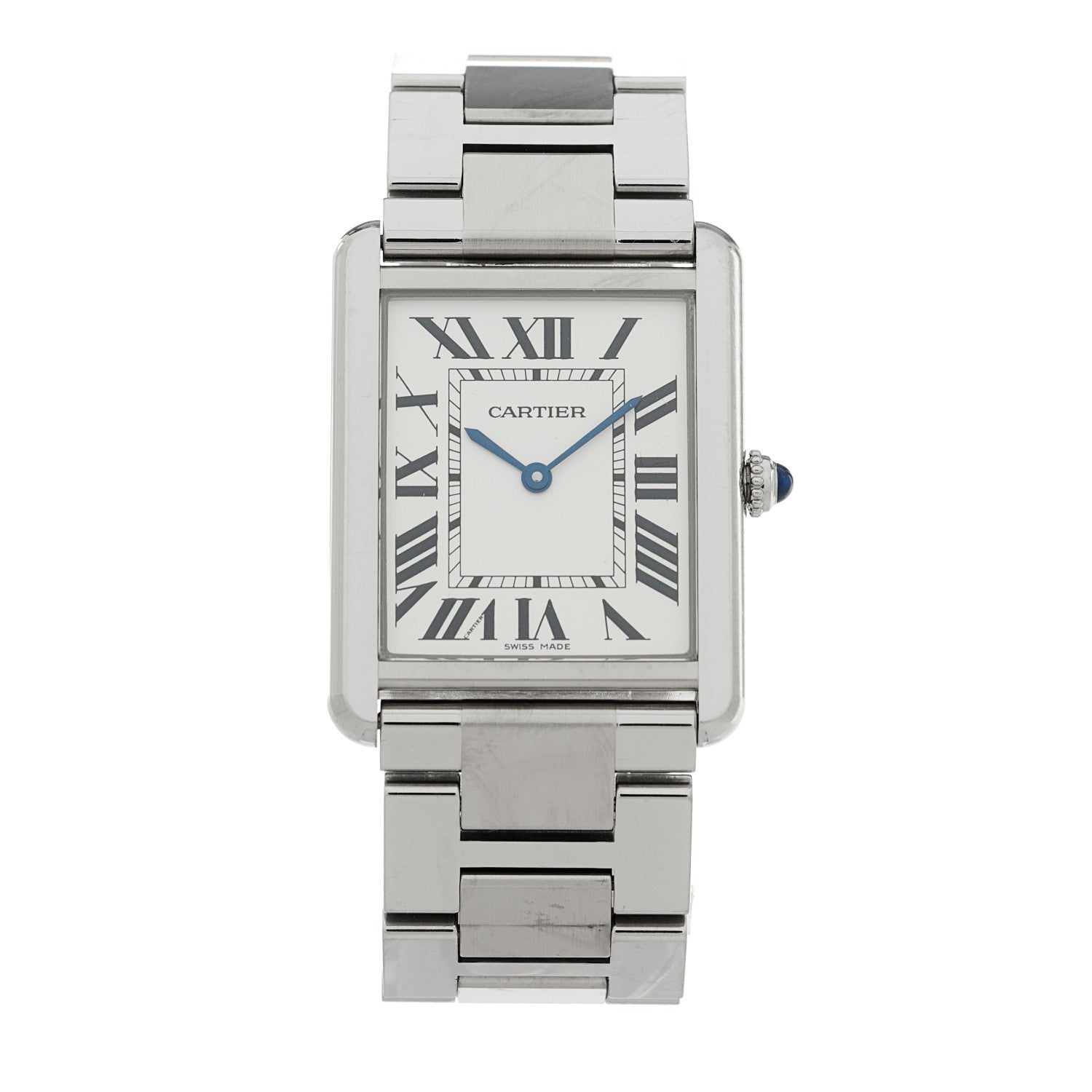 Cartier Stainless Steel 27mm Tank Solo Quartz Watch 1 of 4