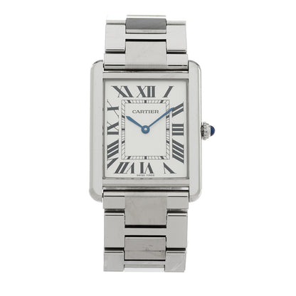 Cartier Stainless Steel 27mm Tank Solo Quartz Watch 1 of 4