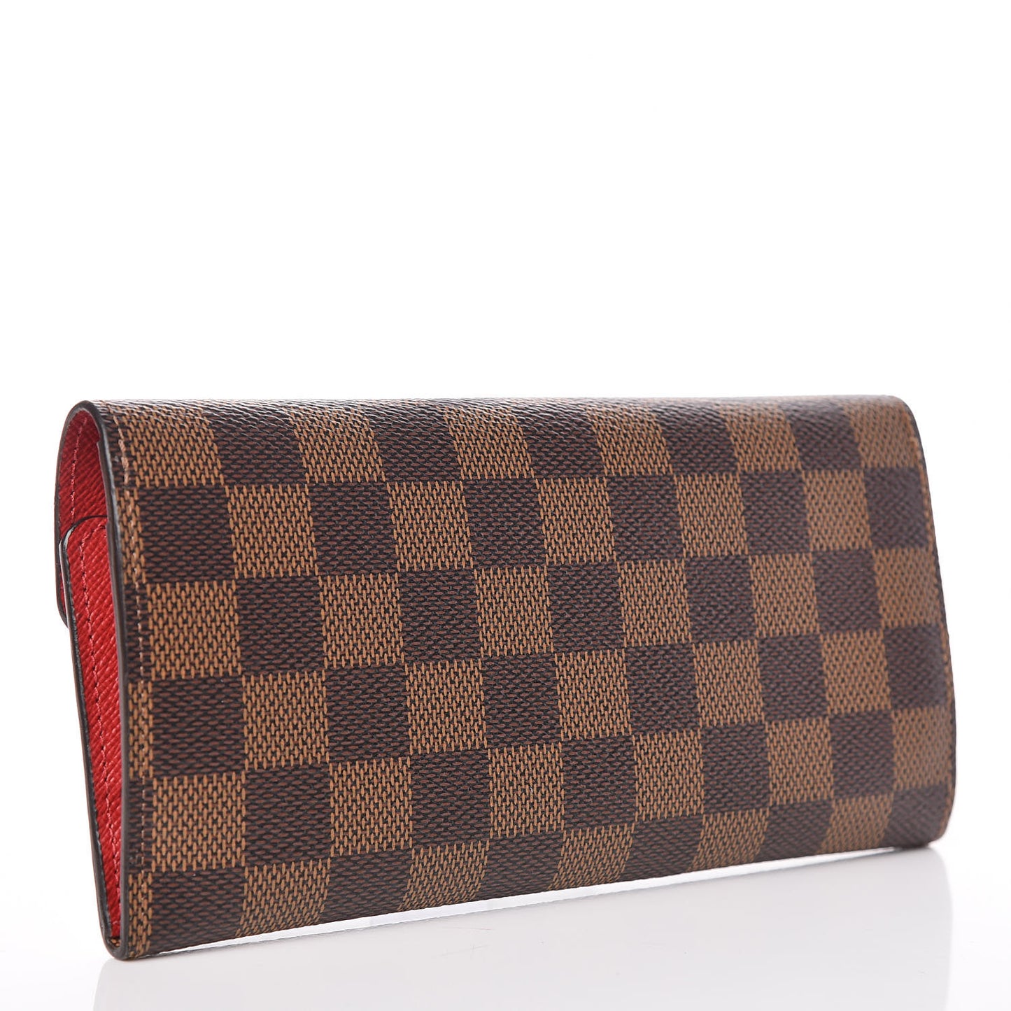 Damier Ebene Josephine Wallet Red