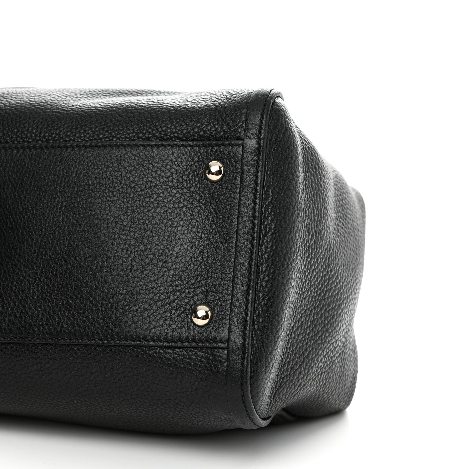 Gucci Pebbled Calfskin Medium Soho Shoulder Bag Black 10 of 10