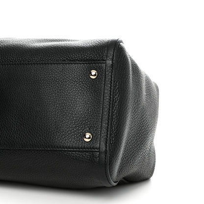Gucci Pebbled Calfskin Medium Soho Shoulder Bag Black 10 of 10