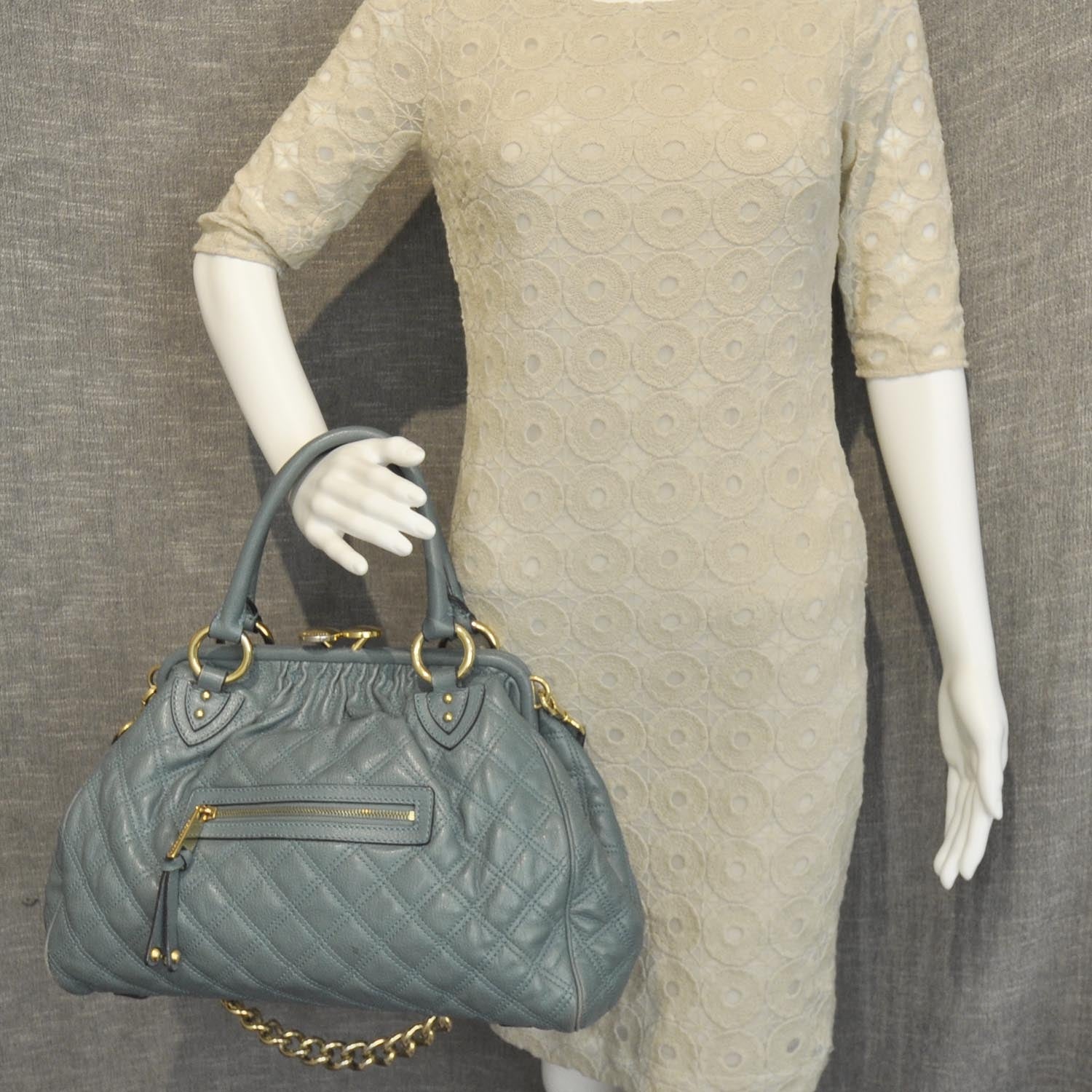 Marc Jacobs Quilted Leather Stam Topaz 2 of 11