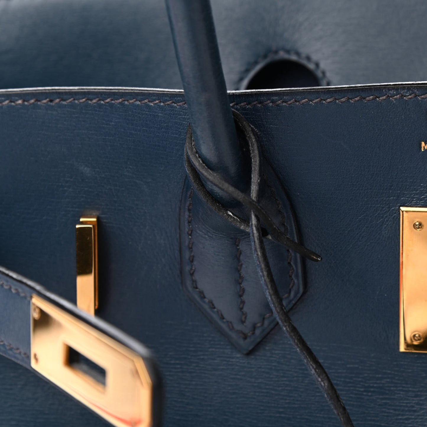 Box Birkin 30 Bleu Thalassa