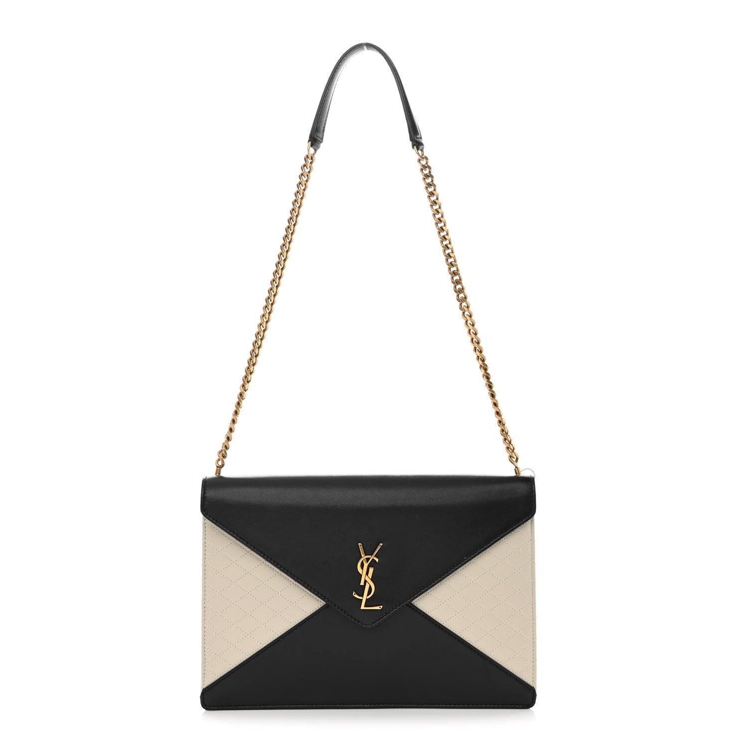 Saint Laurent Vintage Lambskin Gaby Chain Bag Black 1 of 12