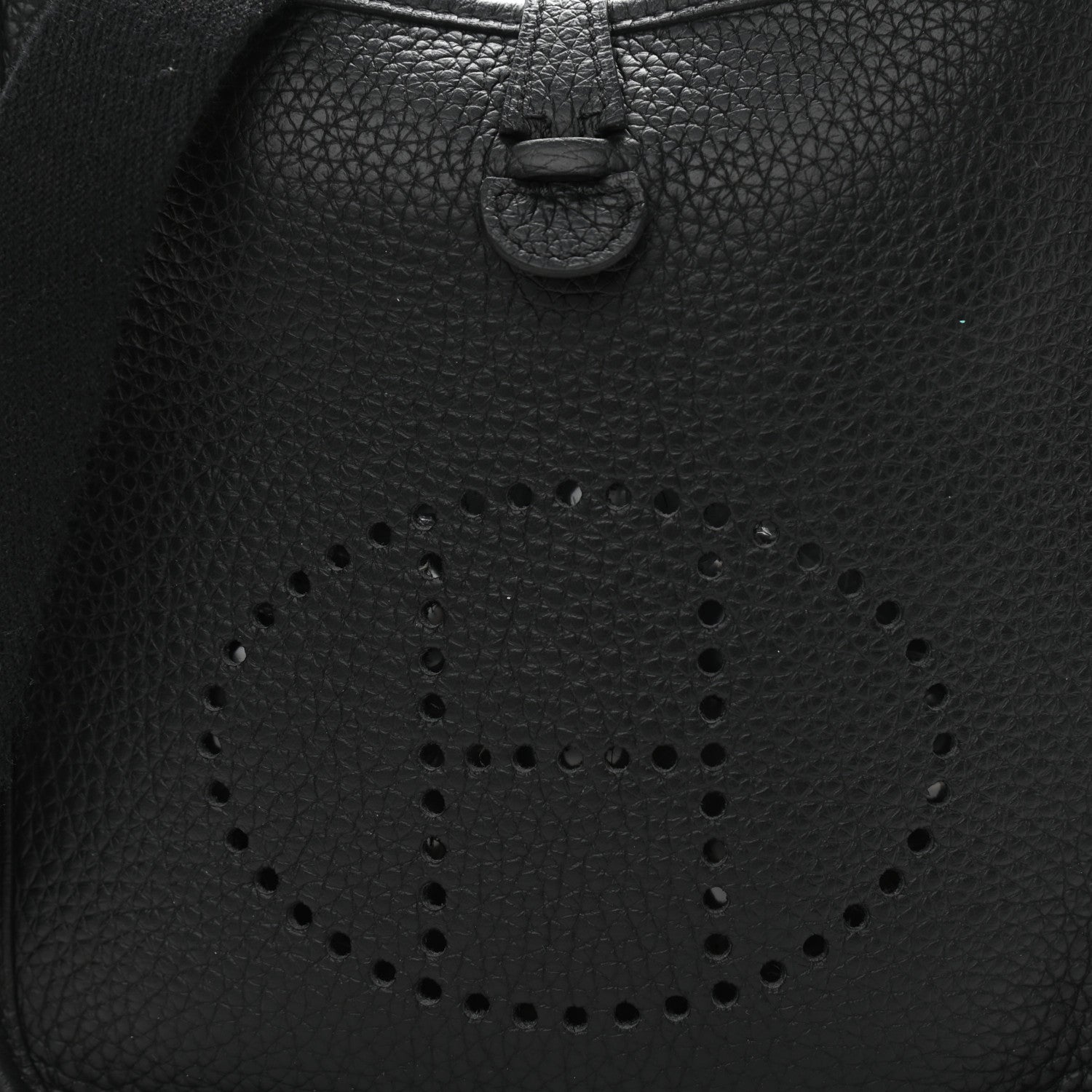 Hermes Taurillon Clemence Evelyne TPM Black 10 of 11