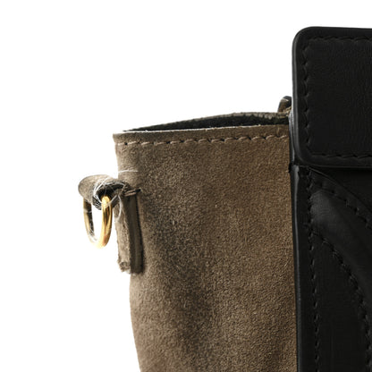 Celine Baby Grained Calfskin Nubuck Nano Tri-Color Luggage Stone 13 of 14