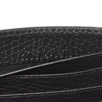 Gucci Dollar Calfskin Interlocking G Chain Wallet Black 7 of 11