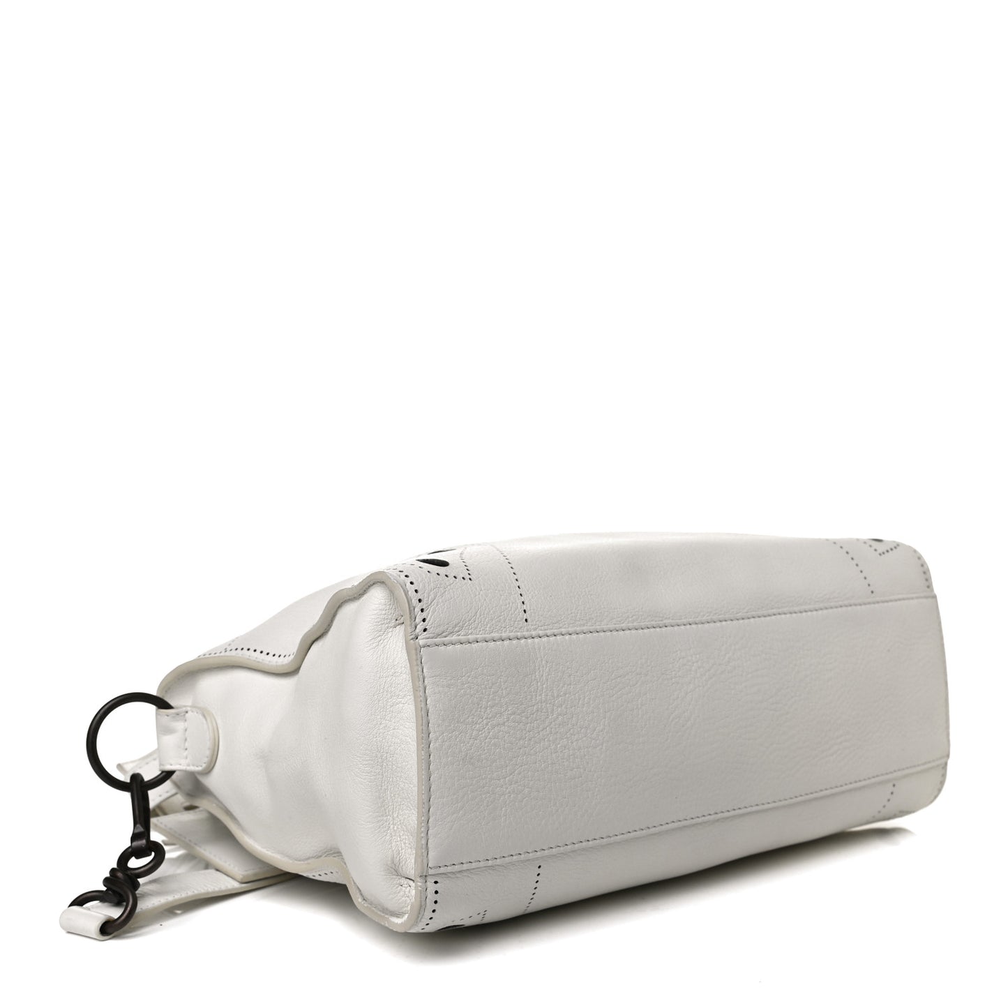 Veau Soyeux Perforated Blackout Hardware S City White