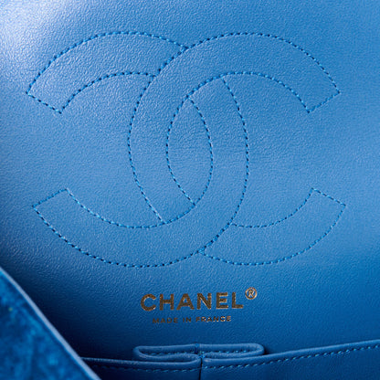Chanel Velvet Quilted 2.55 Reissue 225 Flap Blue 6 of 11
