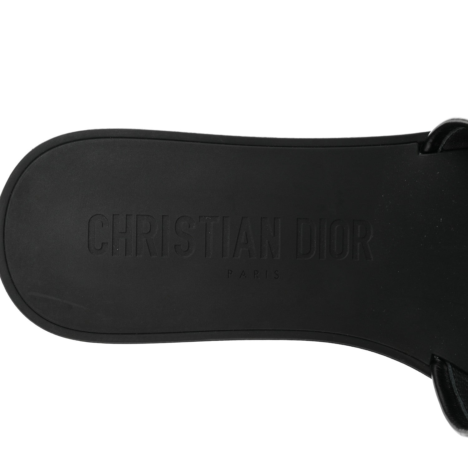 Christian Dior Calfskin Cannage Dio(r)evolution Slide Sandals 37 Black 7 of 8