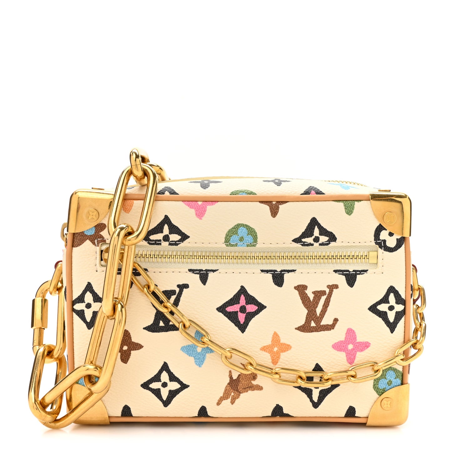 X TYLER THE CREATOR Monogram Craggy Mini Soft Trunk Vanilla