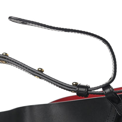 Mansur Gavriel Vegetable Tanned Calfskin Bucket Bag Black Flamma 15 of 15