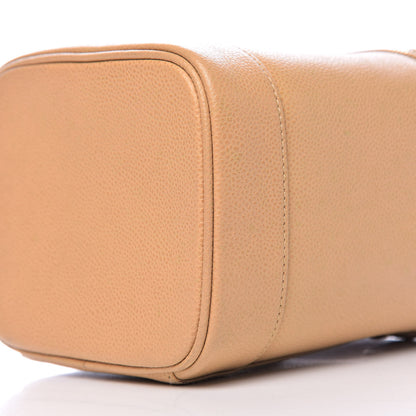 Chanel Caviar Cosmetic Vanity Bag Beige 12 of 12
