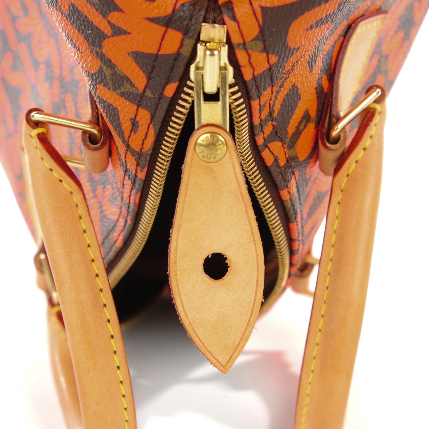 Louis Vuitton Monogram Graffiti Speedy 30 Orange 8 of 8