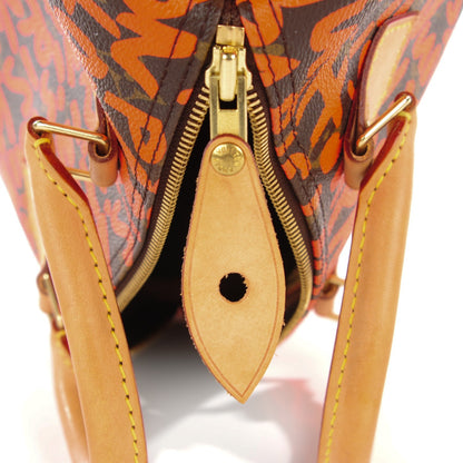 Louis Vuitton Monogram Graffiti Speedy 30 Orange 8 of 8