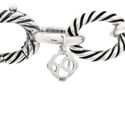 David Yurman Sterling Silver 12mm Large Oval Link Necklace 5 of 5