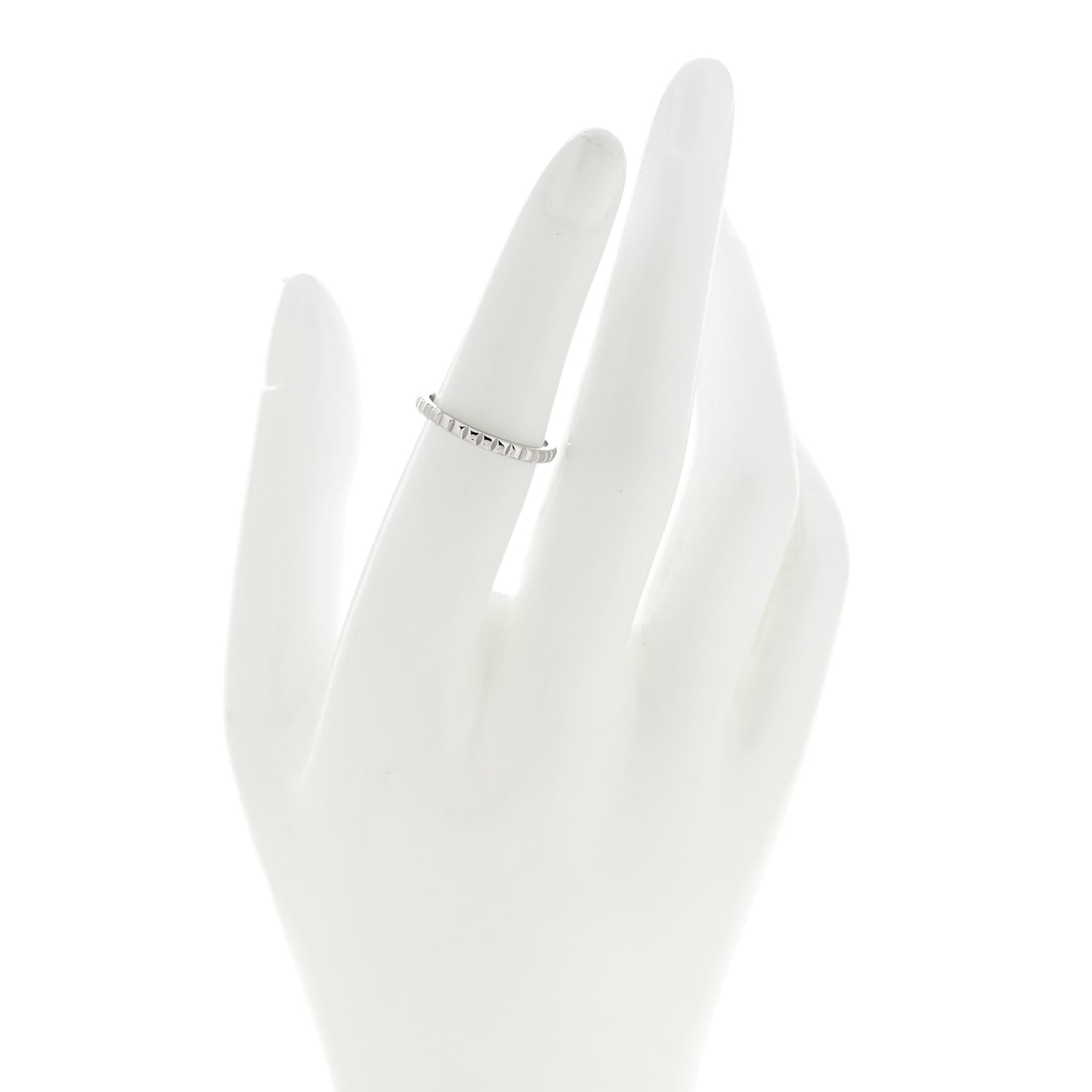 Platinum Mini Clou De Paris Wedding Band Ring 51 5.75
