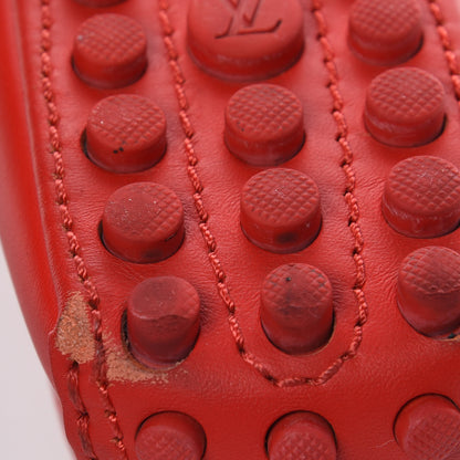 Louis Vuitton Calfskin Oxford Ballerina Flats 37 Red 15 of 16
