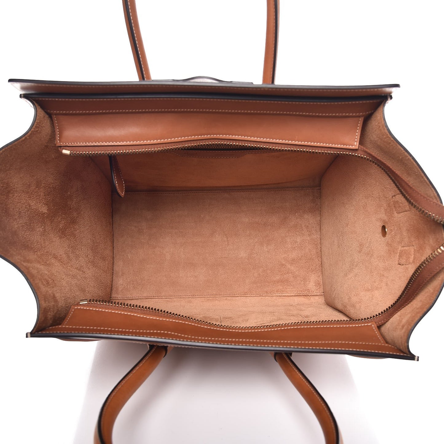 Natural Calfskin Mini Luggage Tan