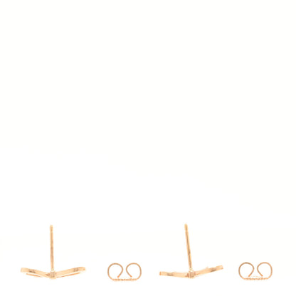 Tiffany 18K Rose Gold Bow Earrings 3 of 4
