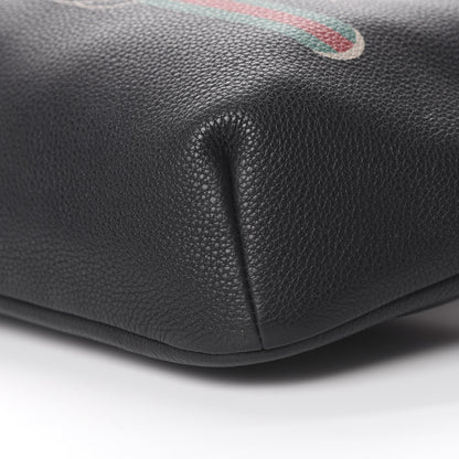 Gucci Grained Calfskin Logo Belt Bag Black 9 of 9