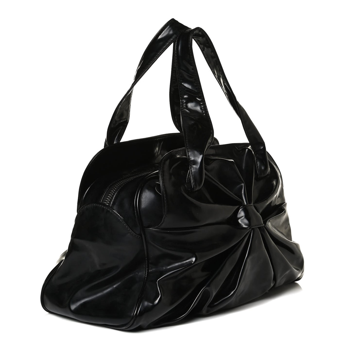 Patent Bow Hobo Black