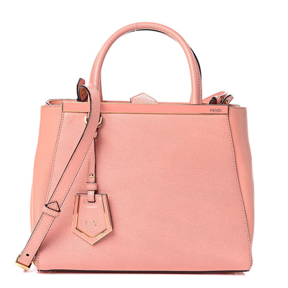 Fendi Vitello Elite Petite 2Jours Tote Pesca 1 of 15